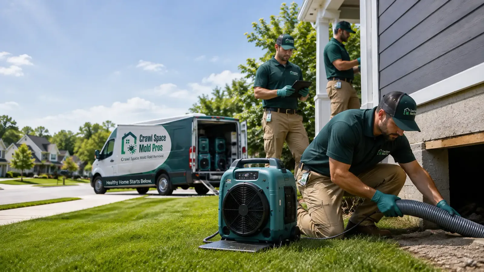 Crawl Space Mold Removal in Walhalla, ND